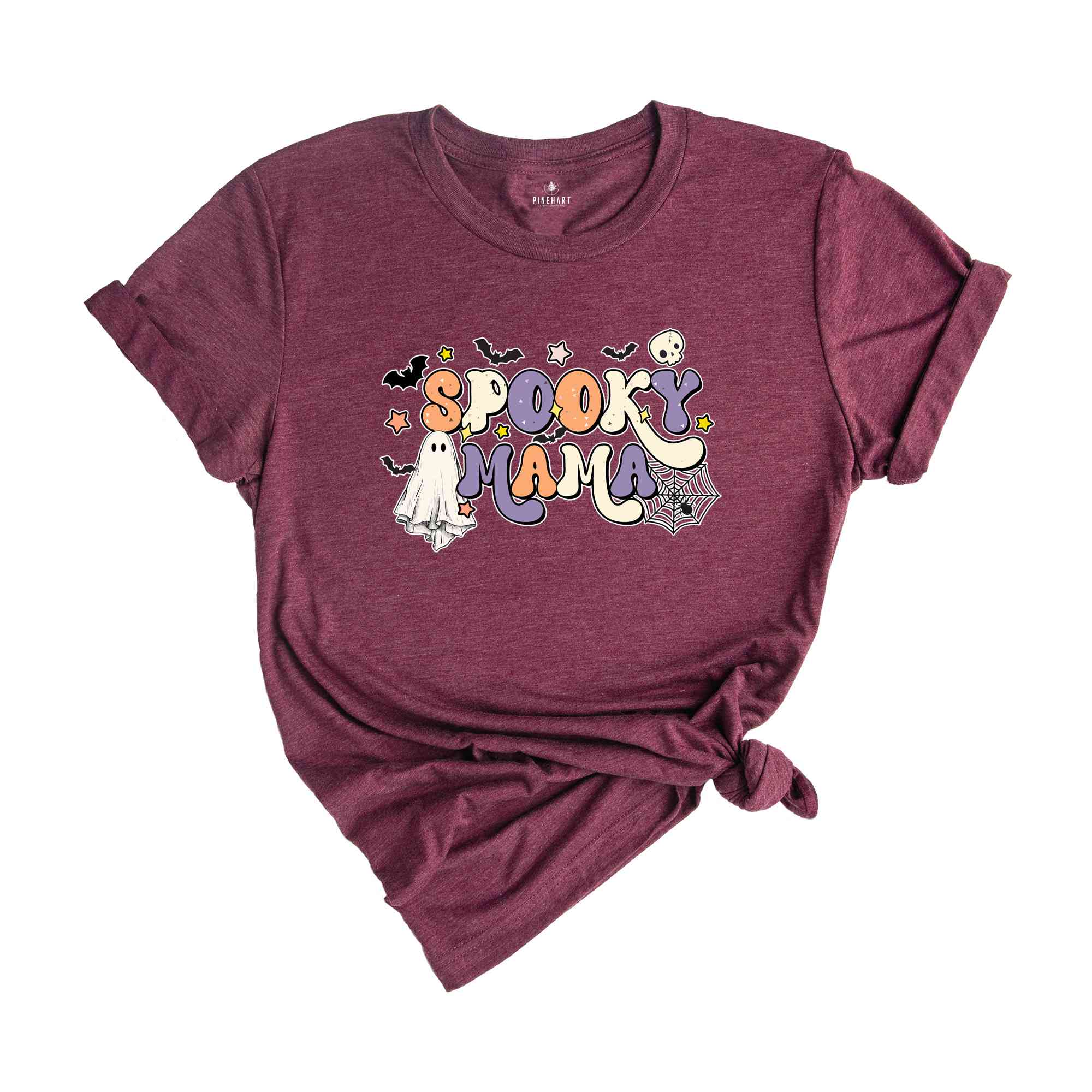 Spooky Mama Shirt, Spooky Season, Retro Shirt, Retro Halloween Shirt For Mother, Halloween Mom Shirt Gift, Halloween Mama Tshirt