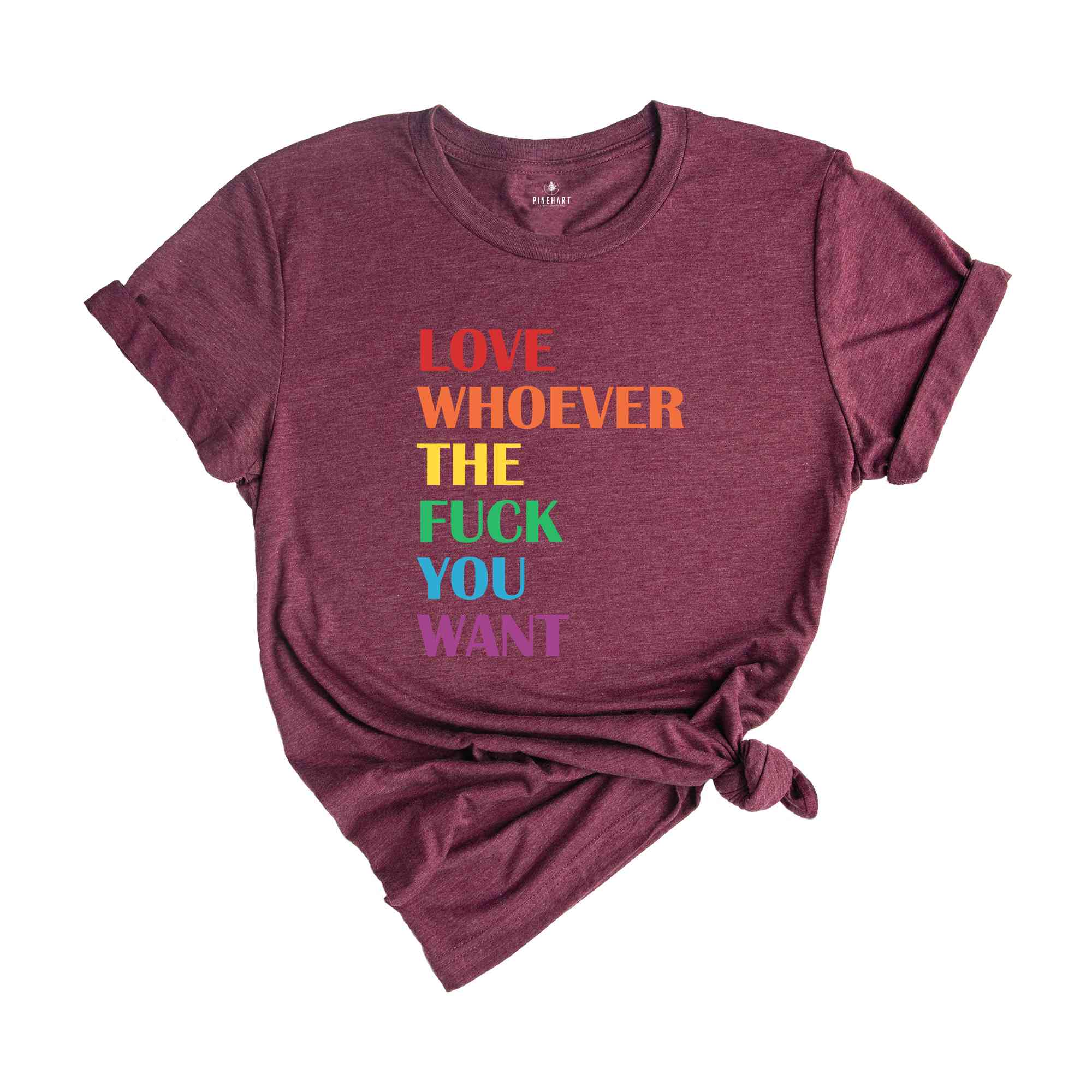 Love Whoever the Fuck you want Shirt, LGBQT Shirt, Pride Month Shirt, LGBT Shirt, Rainbow Shirt, Gay Pride Trendy T-shirt