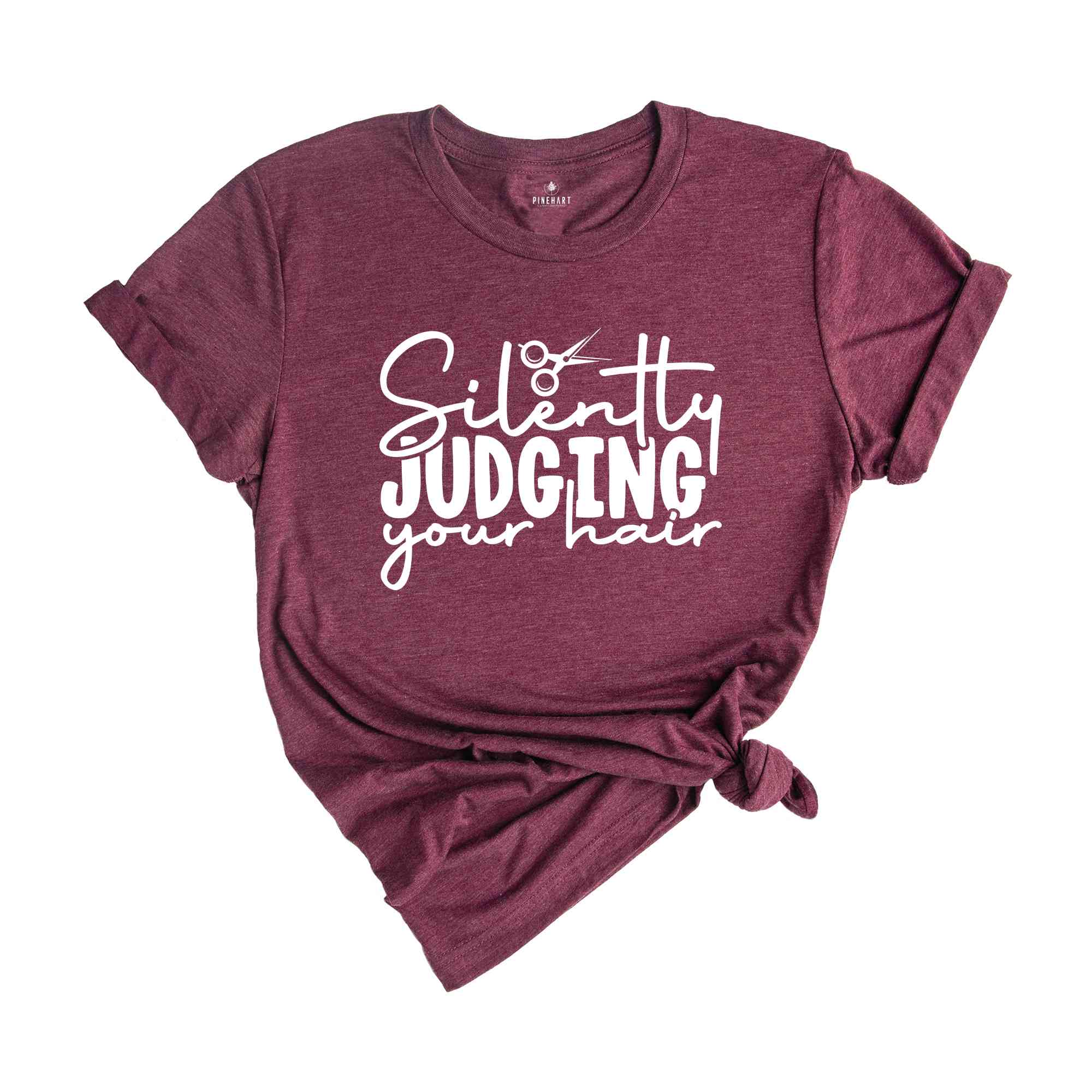 Silently Judging Your Hair Shirt, Hair Stylist T-Shirt, Hair Dresser Tee, Funny Hairstylist Apparel, Hairstylist Gift