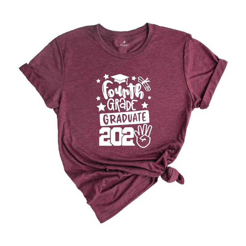 Fourth Grade Graduate 2024 Shirt, Elementary School Tees, Kids School Shirt, Elementary Graduation Gift, Last Day Of School Tee