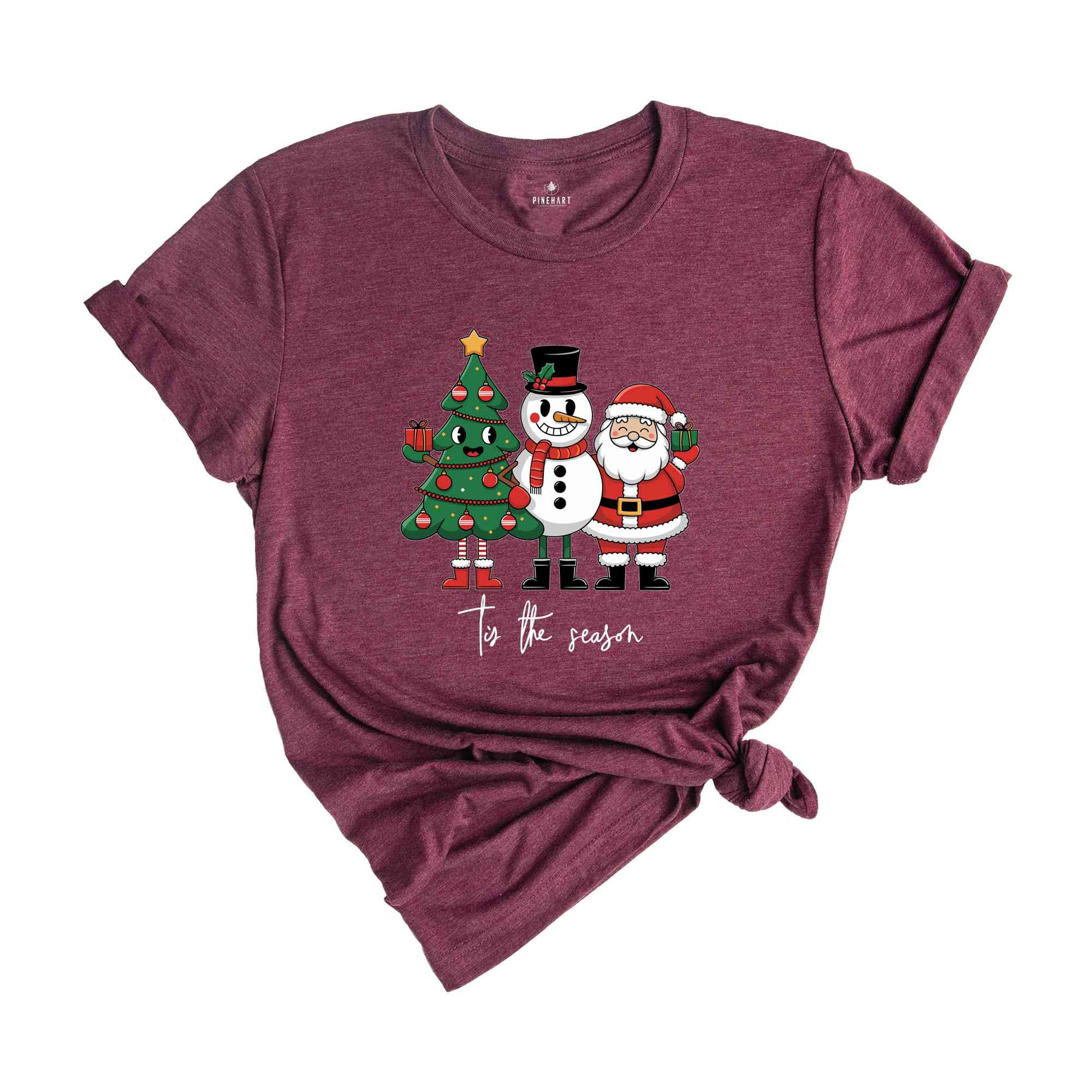 Tis The Season Shirt, Christmas Shirt, Cute Christmas Shirt, Trendy Holiday Tee, Believe Shirt, Santa Shirt, Santa Gifts