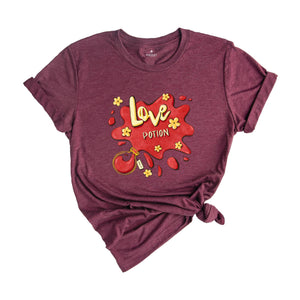 Love Potion Shirt, Valentine's Day T-Shirt, Valentine Gift, Love Shirt, Gift For Girlfriend, Inspirational Shirt