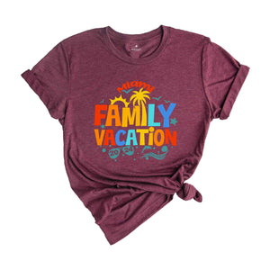 Personalized Family Vacation 2024 Shirt, Custom Vacation Shirts,2024 Family Vacation Tee, Family Trip Tee, Funny Vacation Shirts, Summer 202