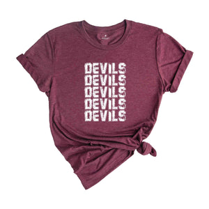 Team Mascot Shirt, Devils Mascot Shirt, Devils Fan Shirt, Devils School Shirt, School Spirit Shirt, Devils Team Shirt, Football Tee