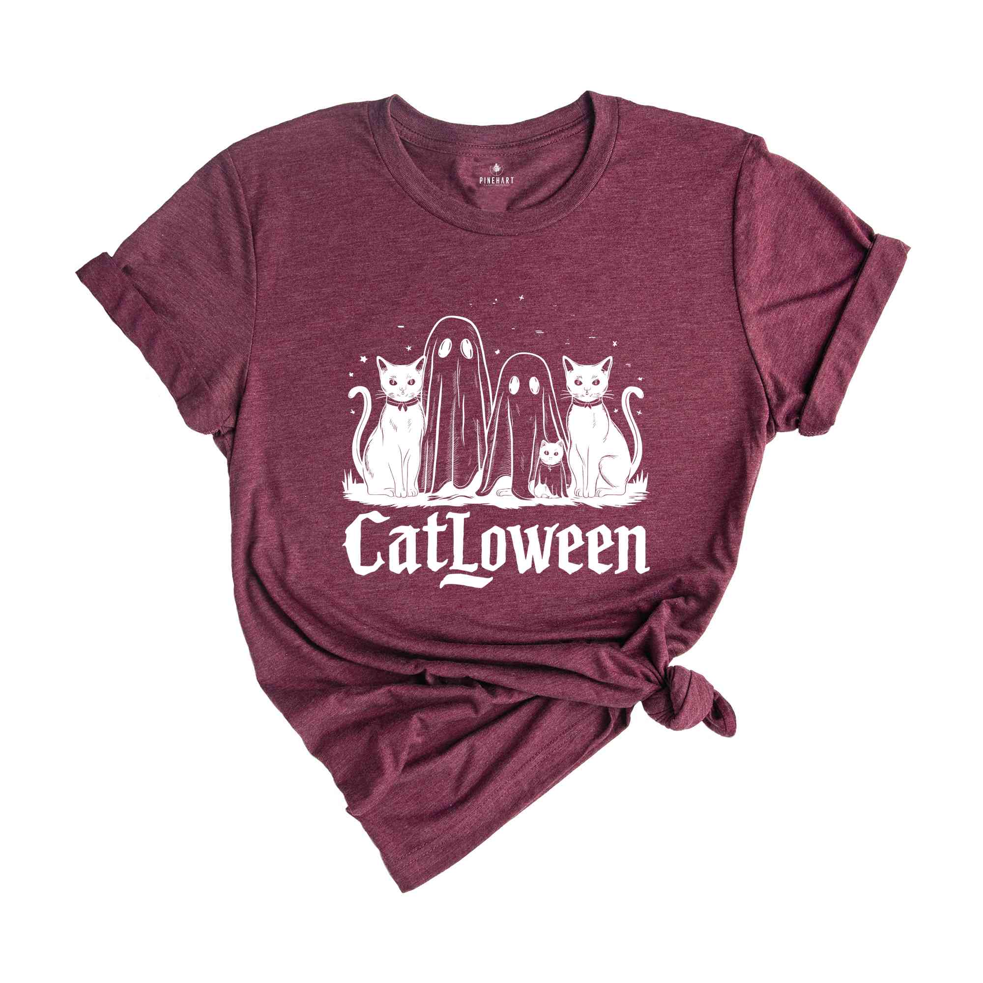 Catloween Shirt, Halloween Cats Shirt, Cat Shirt, Ghost Shirt, Halloween Shirt, Cool Halloween Cats Shirt, Cat Lover Shirt, Spooky Shirt