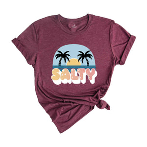 Salty Shirt, Trendy Beach Shirt, Beach Shirt, Beach Shirt, Vacation Shirt, Trendy Summer Shirt, Summer Mom Shirt