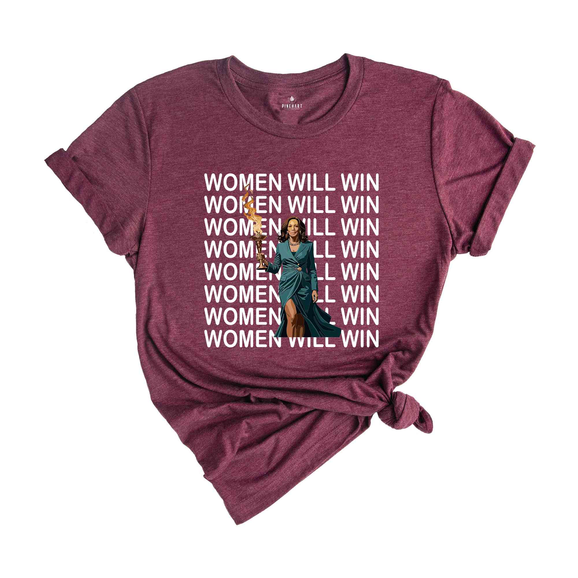 Kamala Harris Pass the Torch Shirt, Women Will Win, Madam President Shirt, Kamala Harris Shirt, Gift for Democrat, Vote Kamala Shirt