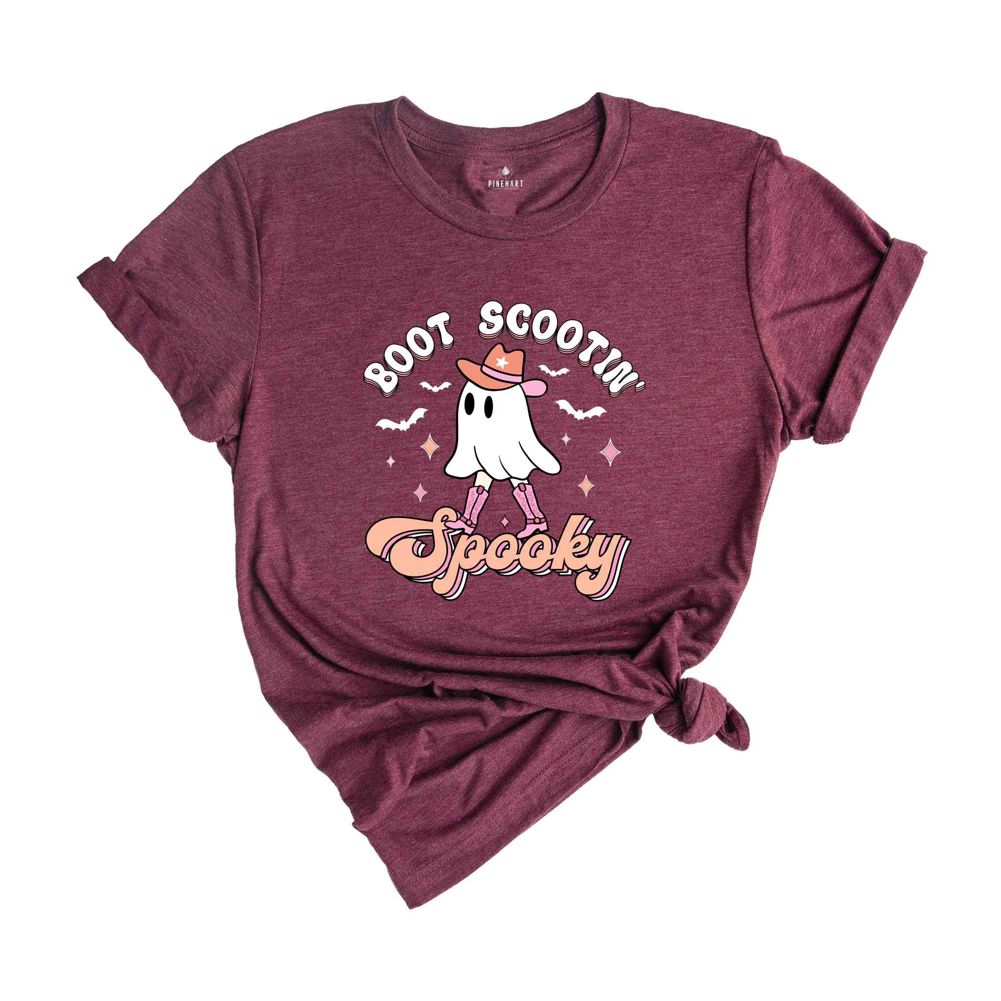 Boot Scootin' Spooky Shirt, Western Halloween Shirt, Spooky Season Shirt, Halloween Shirt, Funny Halloween Tee, Boo Shirt, Cowboy Ghost Tee