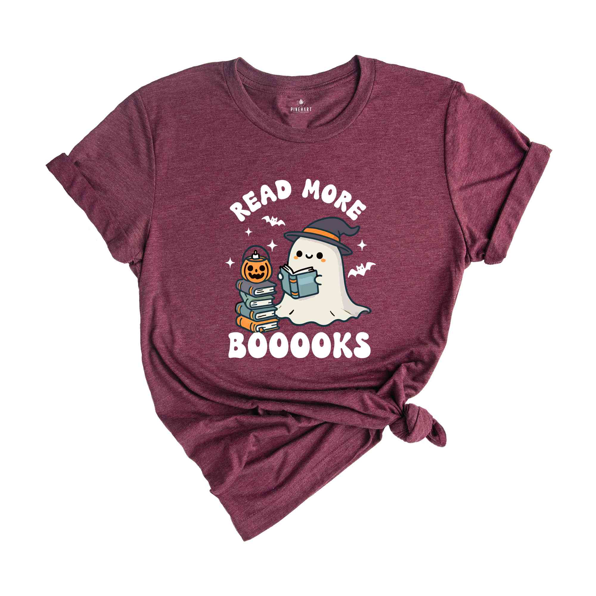 Read More Booooks Shirt, Librarian Shirt, Librarian Halloween, Halloween Ghost Tee, Bookworm Shirt, Spooky Season Shirt, Cute Halloween Tee