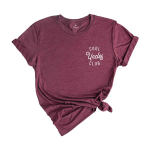 Cool Uncles Club Shirt, Pregnancy Announcement Gifts For Uncle, Cool Uncle T-Shirt, Funny Uncle Gifts, New Uncle Shirt