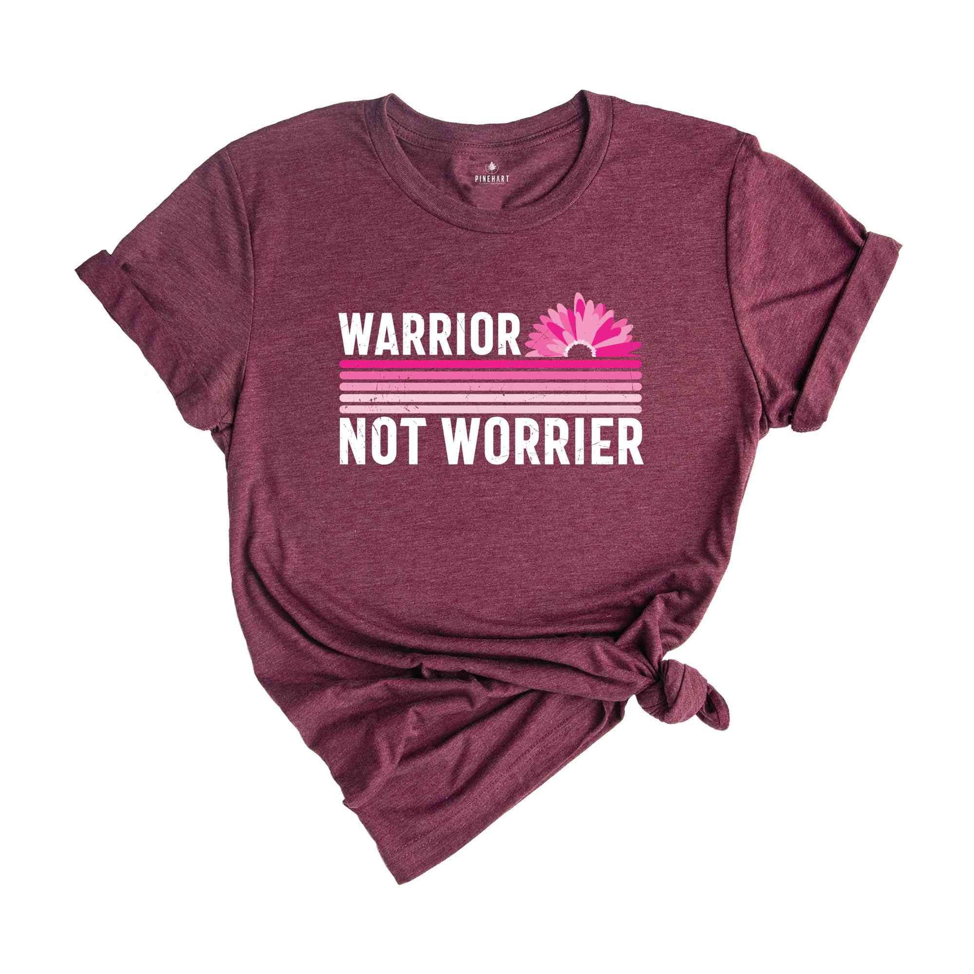 Warrior Not Worrier Shirt, Cancer Survivor Shirt, Pink Ribbon Shirt, Breast Cancer Awareness, Cancer Warrior, Cancer Fighter Shirt