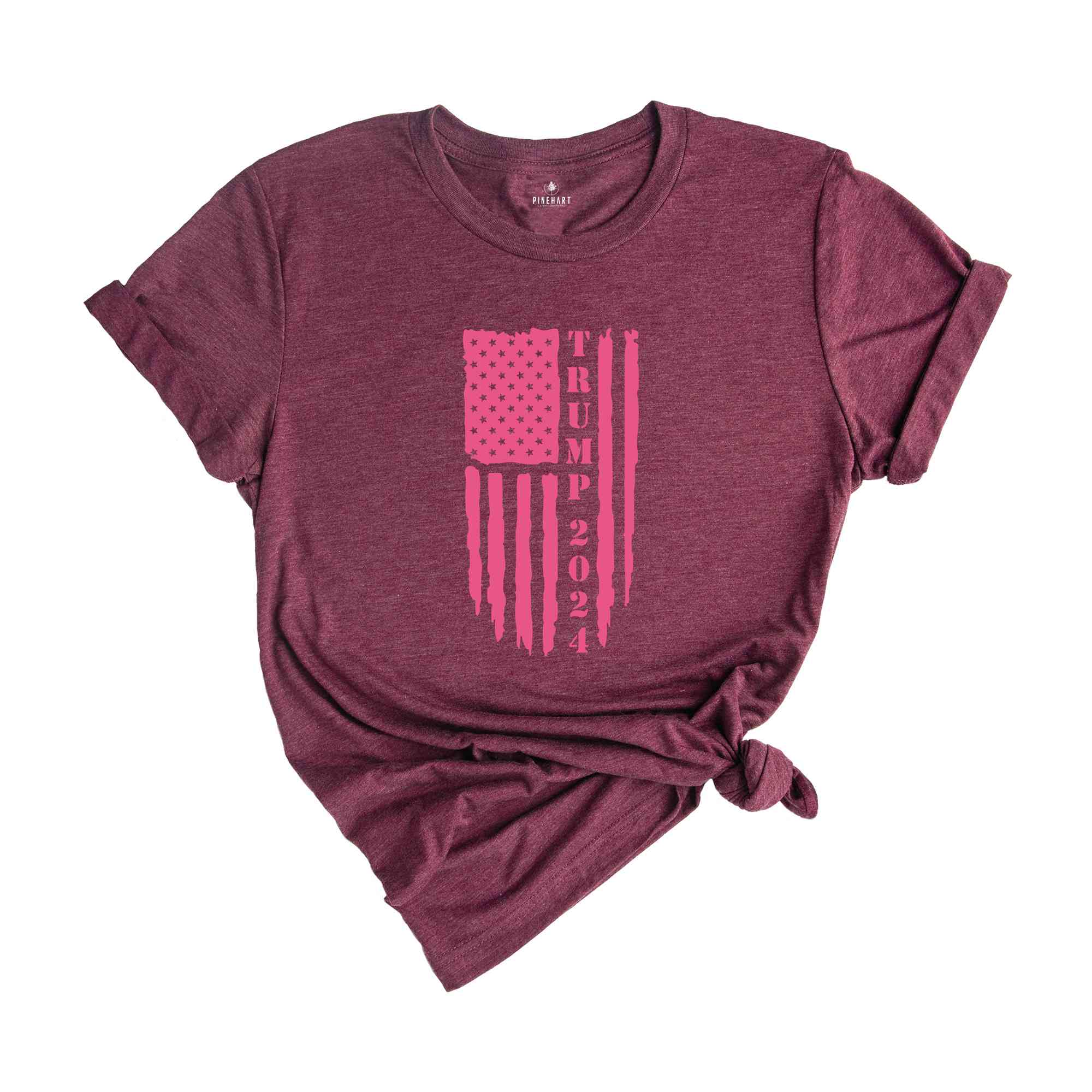 Trump 2024 American Flag T-Shirt, Trump Shirt, Election T-Shirt, Patriotic Gifts, Trump Voting Shirt, Republican Shirt