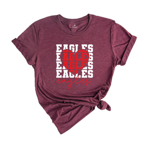 Team Mascot Shirt, Eagles Team Shirt, Eagles Football Shirt, Eagles Fan Shirt, Eagles School Shirt, Eagles School Spirit, Eagle Mascot Shirt