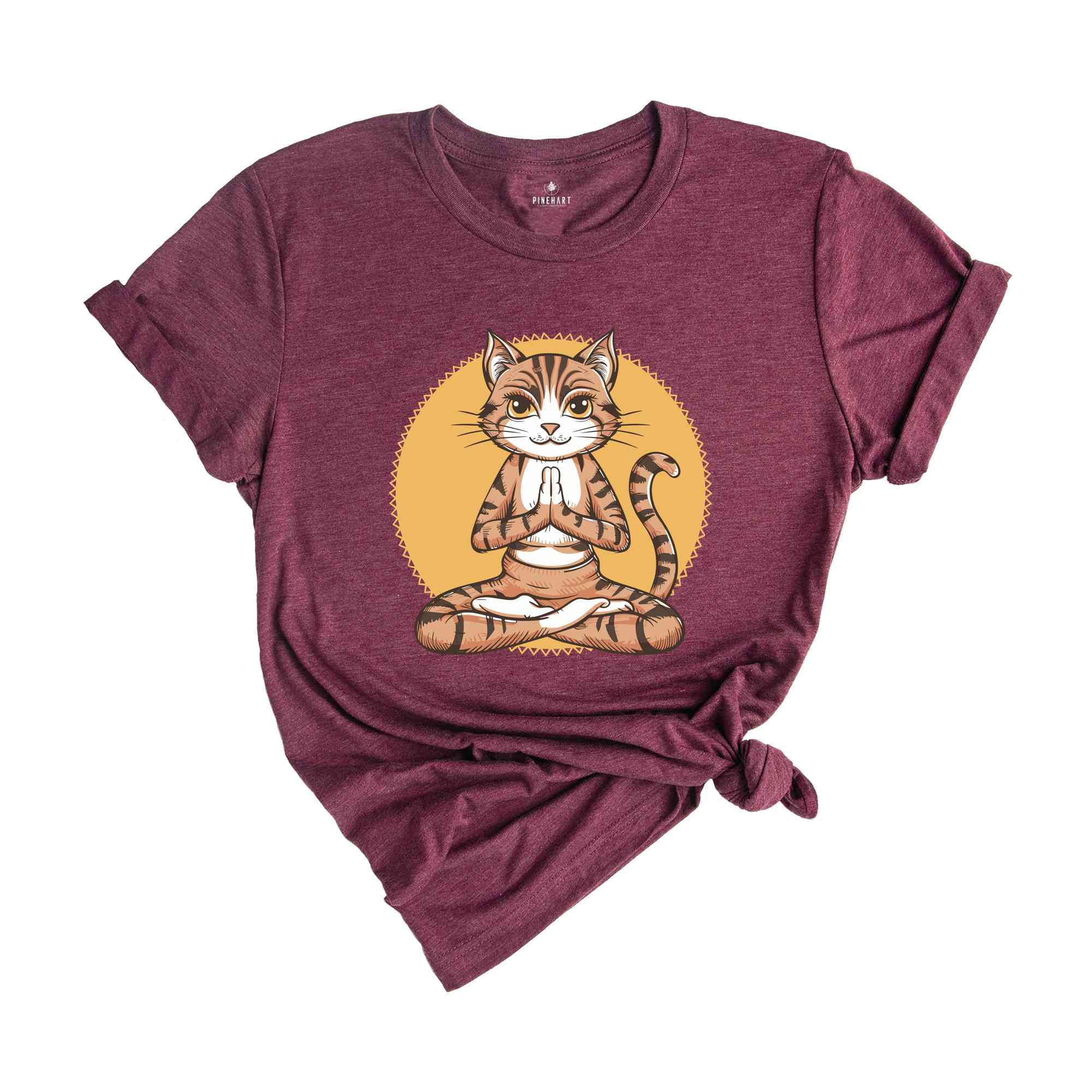 Cat Yoga Shirt, Cute Cat Yoga, Funny Meditation, Yoga Gifts, Cat Lovers Shirt, Cat Gift, Meditation Shirt, Namaste Shirt