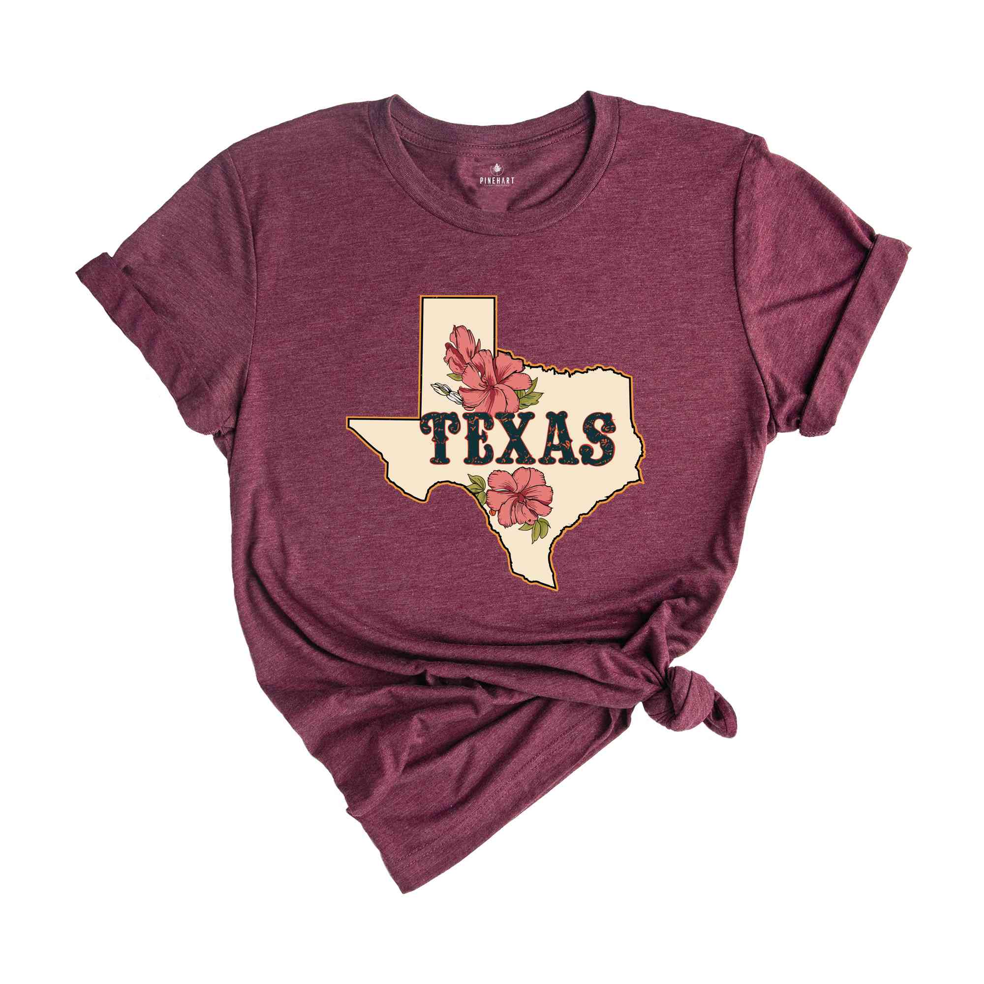 Texas Map Shirt, Texas Cactus TShirt, Texas Home T Shirt, Home State Shirts, Texan Girl Shirt, Texas Lover Gift, Cactus T Shirt