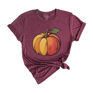 Colorful Pumpkin Shirt, Cute Pumpkin Shirt, Watercolor Pumpkins, Halloween Shirt, Autumn Shirt, Cute Fall Shirt, Gift For Halloween