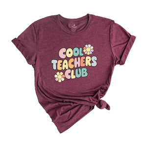 Cool Teachers Club Shirt, Cute Teacher Shirt, Gifts For Teacher, Teacher Shirt, Teacher Gift, Back To School Shirt, Teaching Shirt