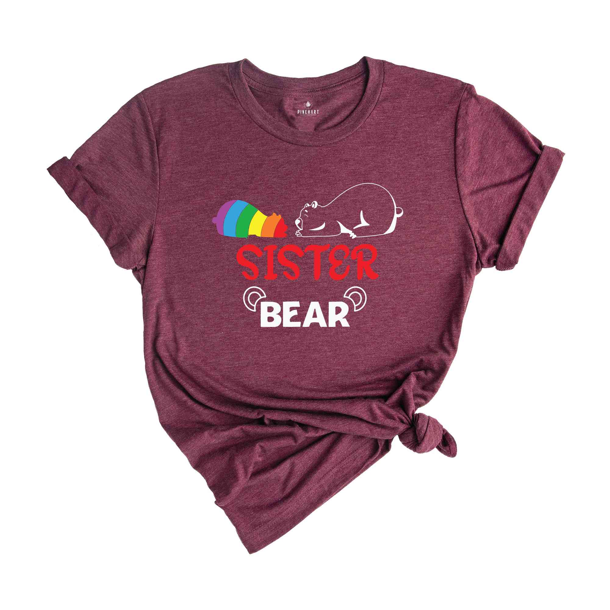 Sister Bear LGBT Shirt, Gay Pride Shirt, Queer Shirt, Pride Ally Shirt, Rainbow Shirt, Equality Shirt, Love Is Love, Trans Pride Shirt