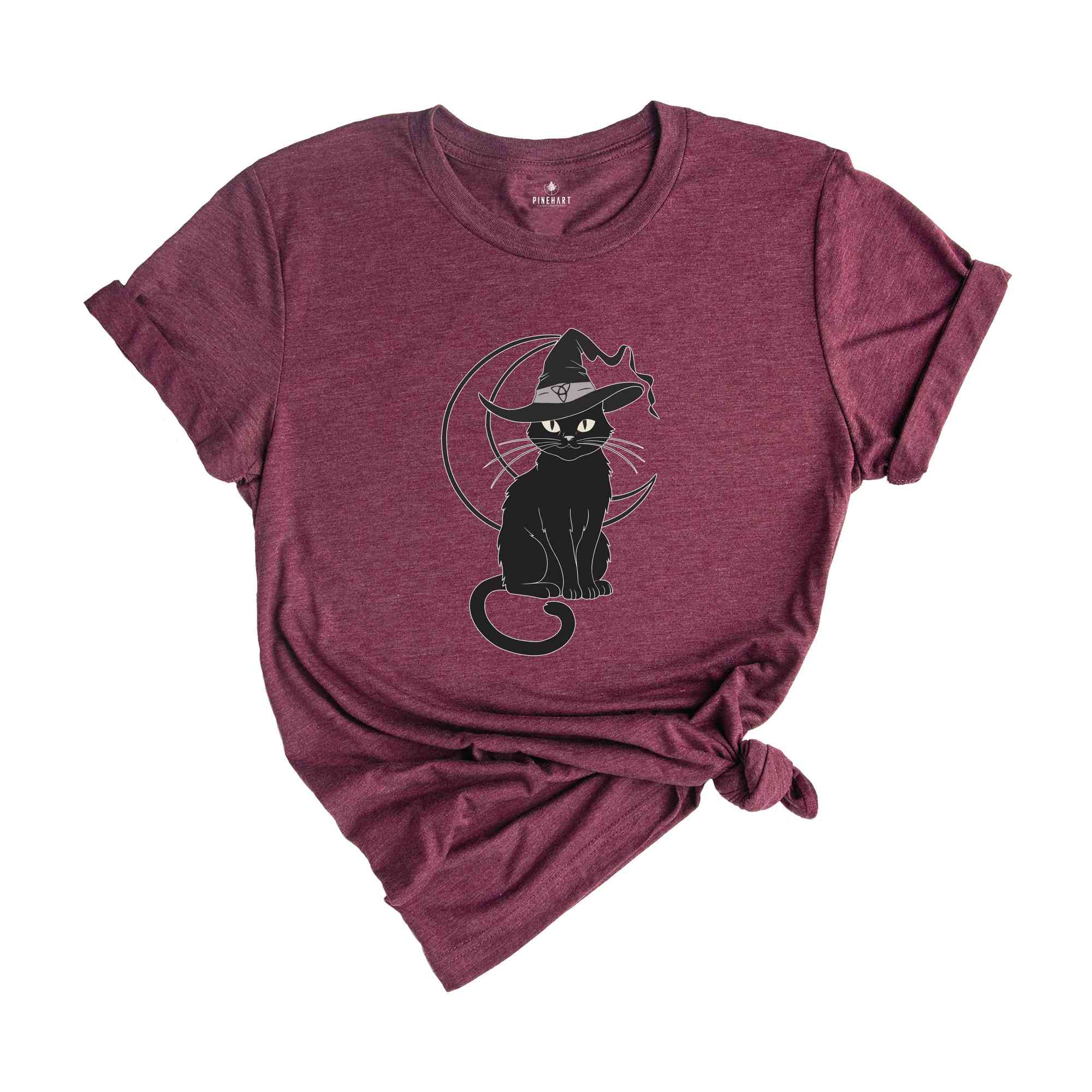 Black Cat Shirt, The Witch Shirt, Witch Shirt, Halloween Black Cat Shirt, Trendy Halloween Shirt, Mom Halloween Shirt, Cat Lover Shirt