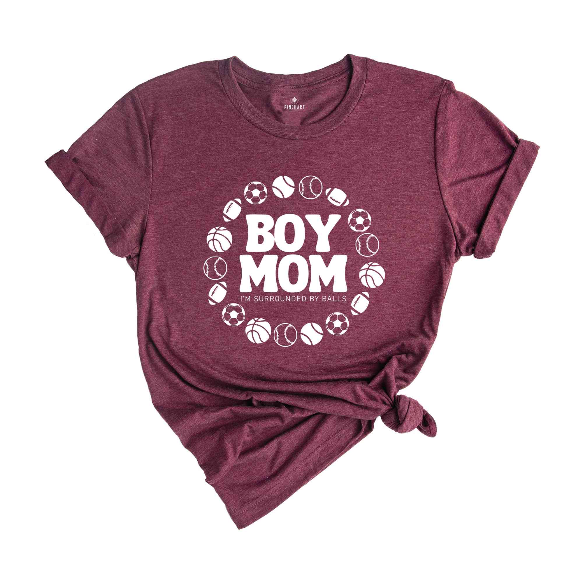 Boy Mom I’m Surrounded By Balls Shirt, Boy Mom Shirt, Boy Shirt, Mom Of Boys Shirt, New Mom Shirt, Funny Mom Shirt