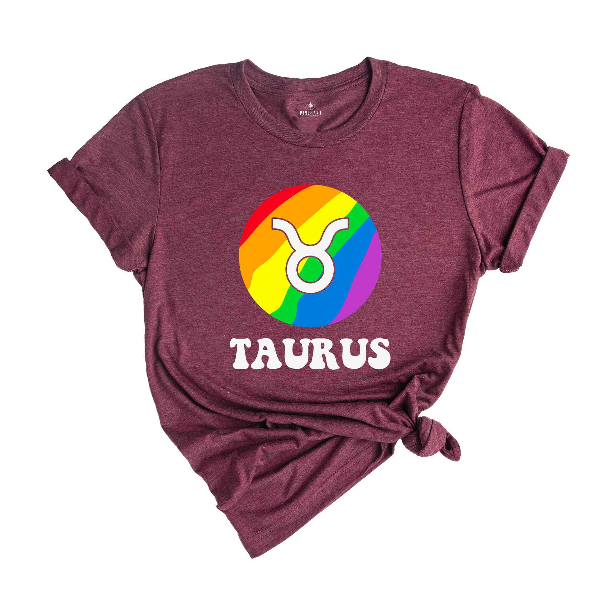 Taurus LGBT Shirt, Zodiac Sign Shirt, Taurus Birthday Shirt, LGBTQ Pride Shirt, Pride Month Shirt, Rainbow Shirt, Zodiac Tshirt