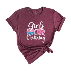 Girls Gone Cruising T-Shirt, Summer Holiday Shirt, Aesthetic Girls Weekend Shirt, Gift For Best Friend