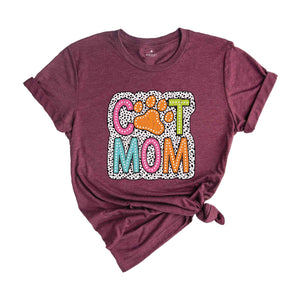 Cat Mom Shirt, Proud Kitty Mama Shirt, Kitty Mom Shirt, Cute Cat Mom Shirt, Gift For Mother, Shirt Gift For Cat Mom, Cat Mom T-Shirt