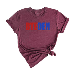 Byeden Shirt, Bye Bye Biden, You WONT Be Missed, 2024 Patriotic Shirt, Support Donald Trump and JD Vance, Republican & Conservative Values S