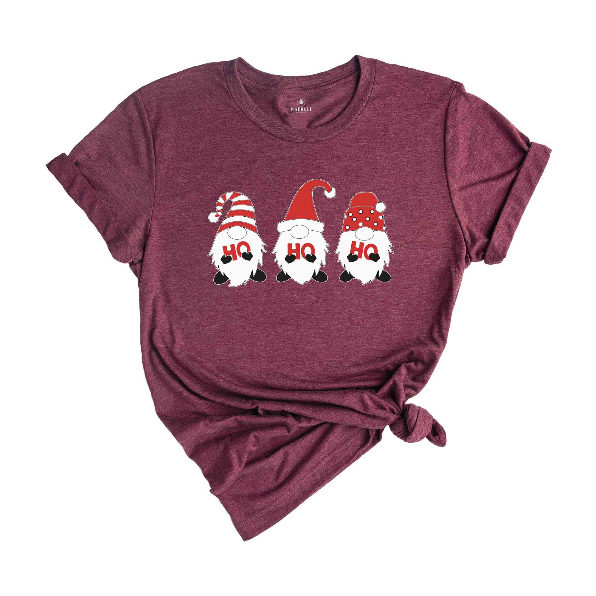 Ho Ho Ho Shirt, Christmas Gnome Shirt, Trendy Christmas Shirt, Gnomes Tee, Gnome Holiday Shirt, Christmas Party Shirt, Holiday Shirt