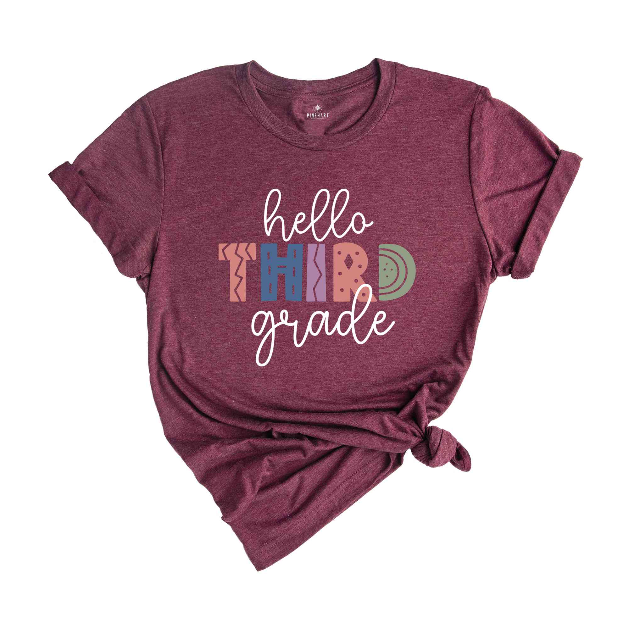 Hello Third Grade Shirt, Back To School Shirt, First Day Of School Shirt, Hello School Shirt, Grade Shirt, Teacher Shirt, School Shirt