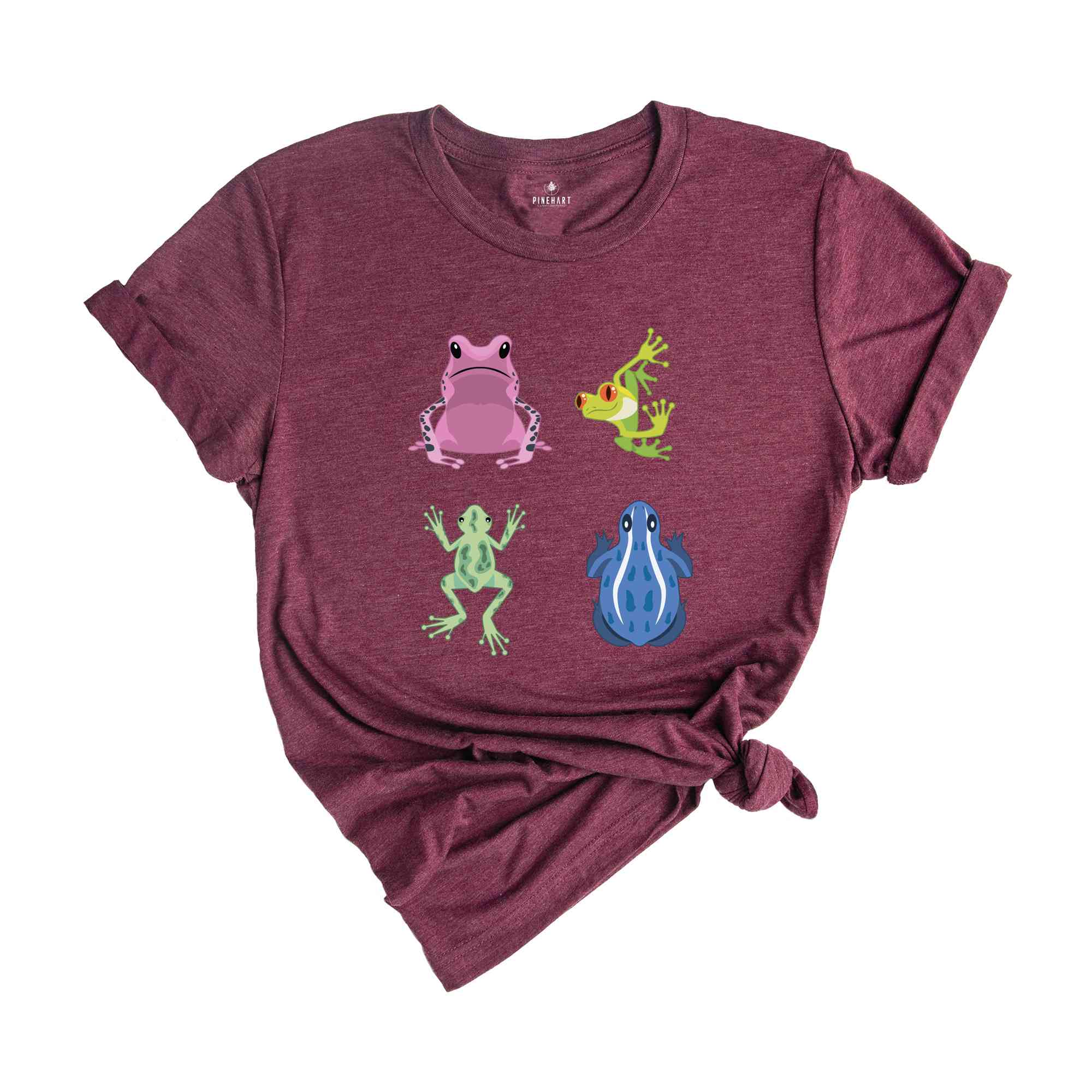 Colourful Frog Shirt, Frog Shirt, Womens Shirt, Cute Frog Shirt, Aesthetic Frog Shirt, Funny Frog Shirt