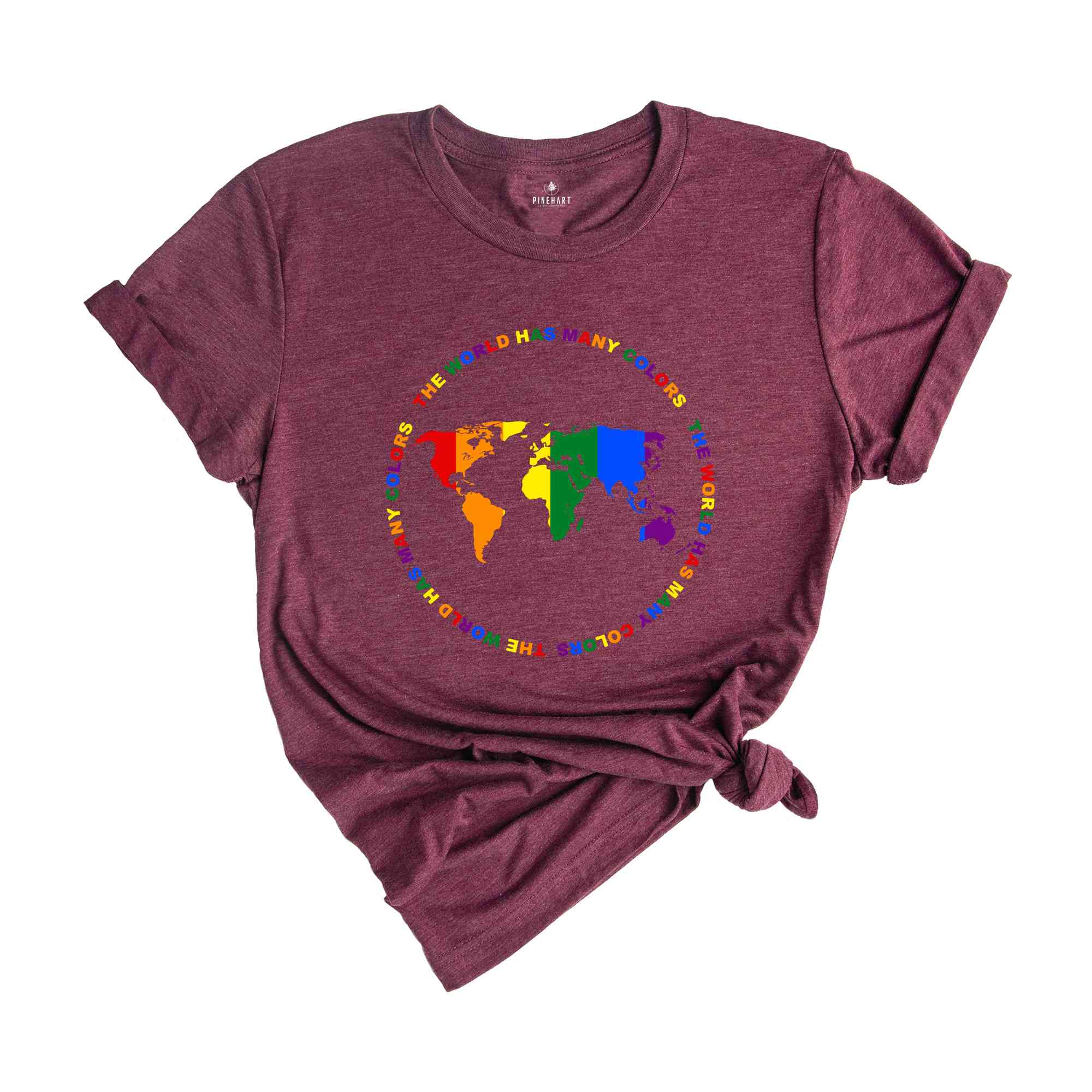 The World Has Many Colors Shirt, Lgbt Shirt, Pride The World Has Many Shirt, Pride Month Shirt, Equality Shirt, Lgbt Pride