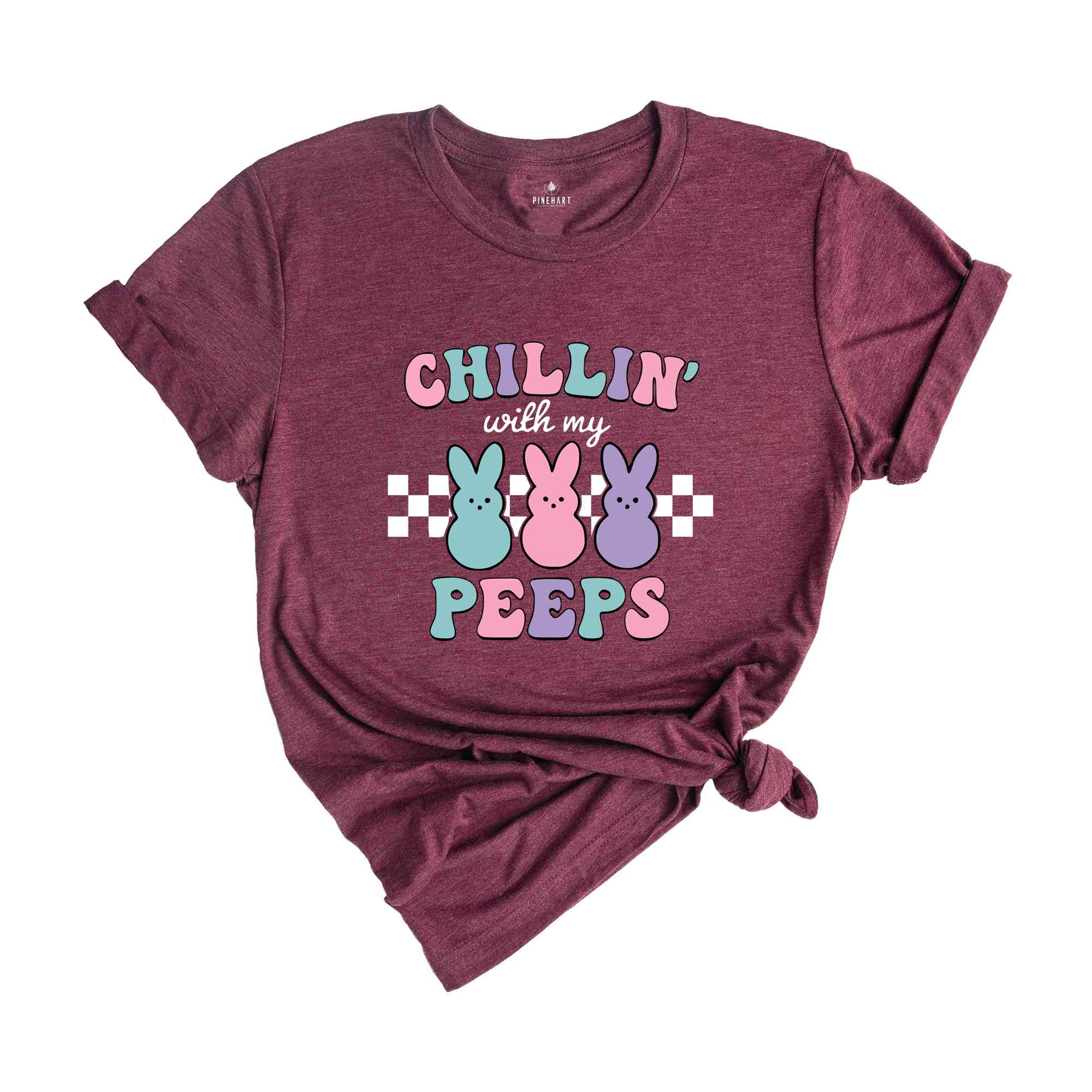 Chillin’ With My Peeps Shirt, Easter Bunny Shirt, Peeps Shirt, Easter Shirt, Happy Easter Shirt, Cute Easter Shirt, Bunny Shirt