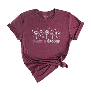 Sweet & Spooky Shirt, Cute Halloween Shirt, Spooky Season Shirt, Halloween Gift, Halloween Shirt, Halloween Crewneck Boo Shirt