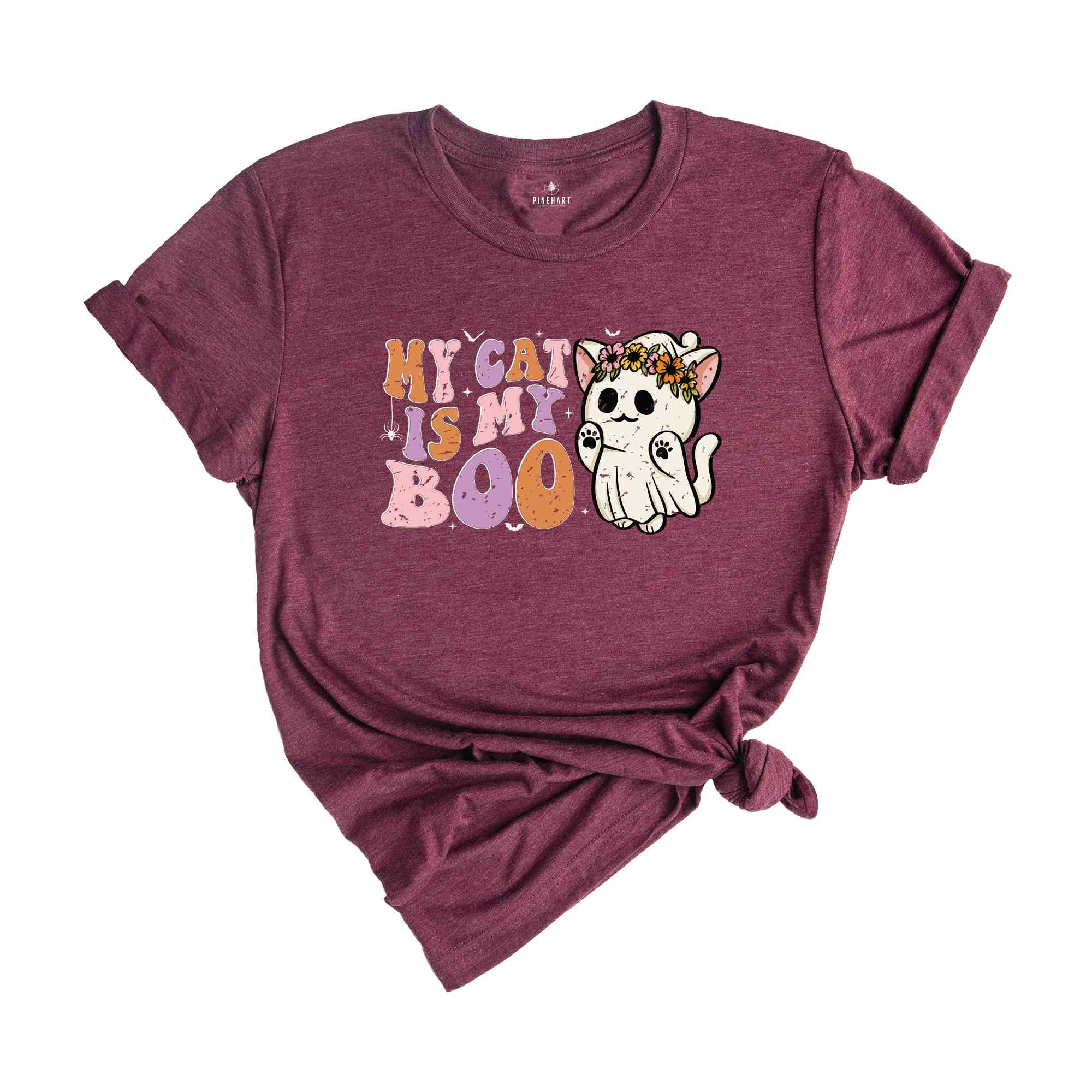 My Cat Is My Boo Shirt, Cute Halloween Shirt, Animal Lover Tee, Halloween Mom Shirt, Cute Halloween Gift, Halloween Cat Shirt