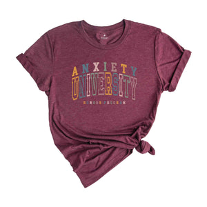 Anxiety University Honors Program Shirt, Mental Health Awareness T-Shirt, Anxiety Tee, Adhd Shirt, Mental Health Tee Gifts