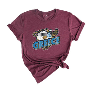 Retro Greece Shirt, Greece Travel Shirt, Country Travel Shirt, Shirt For Traveler, Travel Lover Gift, Travel Tee, Trip Shirt