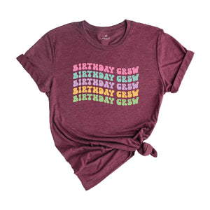 Birthday Crew Shirt, Birthday Group T-Shirt, It's My Birthday Shirt, Birthday Group Tee, Matching Birthday Shirt