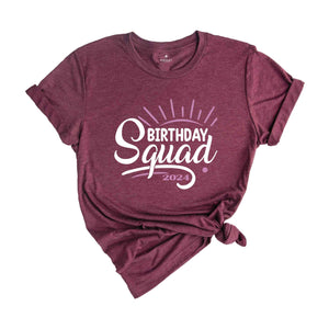 Birthday Squad Party Shirt, Celebration Shirt, Party Outfit, Fun T-shirt, Gift For Birthday Party, Custom Shirt