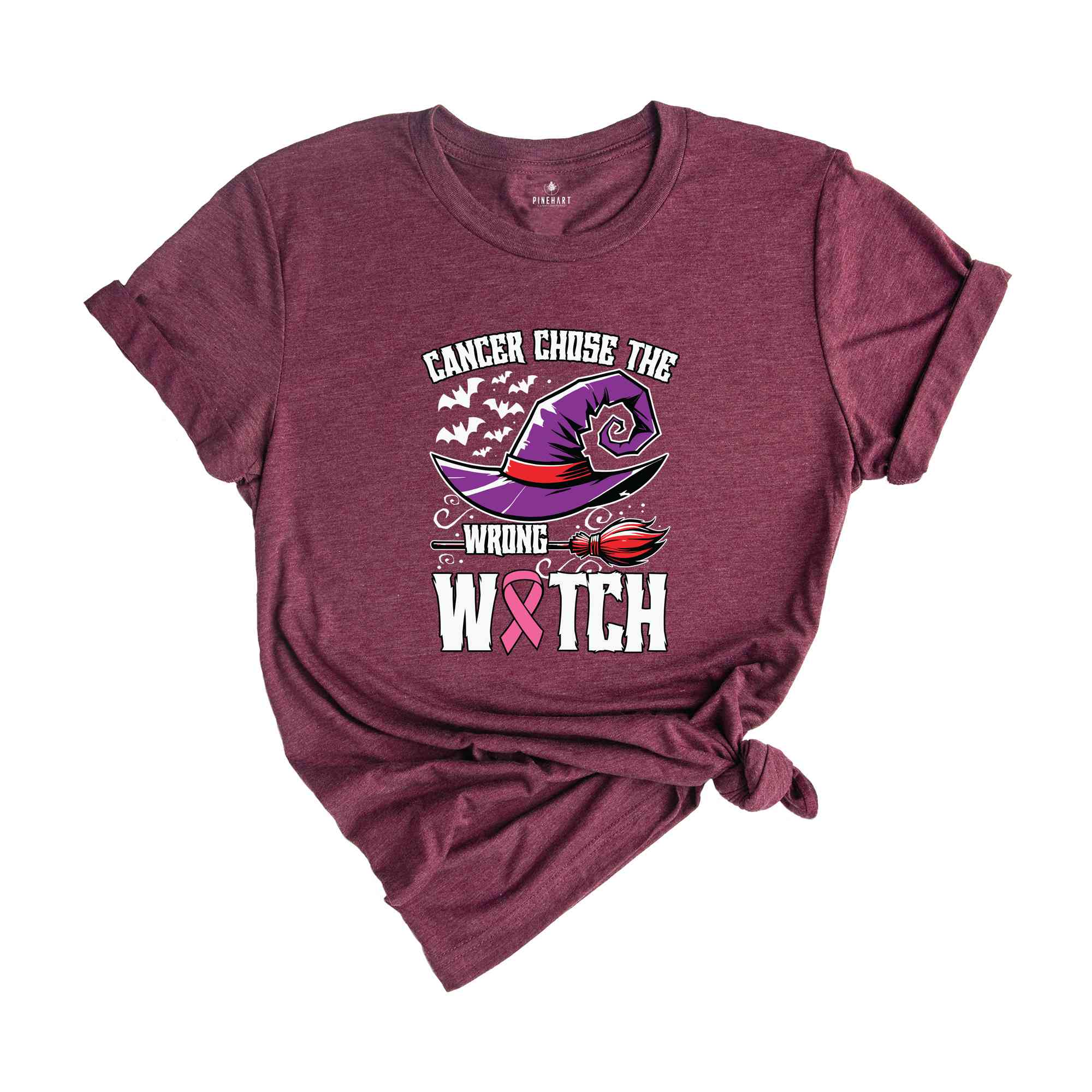 Cancer Choose The Wrong Witch Shirt, Cancer Awareness Shirt, Cancer Halloween Shirt, Halloween Witch Shirt, Spooky Season Shirt