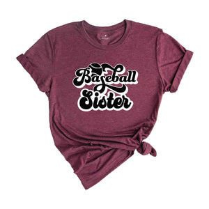 Baseball Sister Shirt, Softball Sister Shirt, Baseball Sister Tshirt, Baseball Fan Sister Shirt, Baseball Little Sister, Baseball Shirt