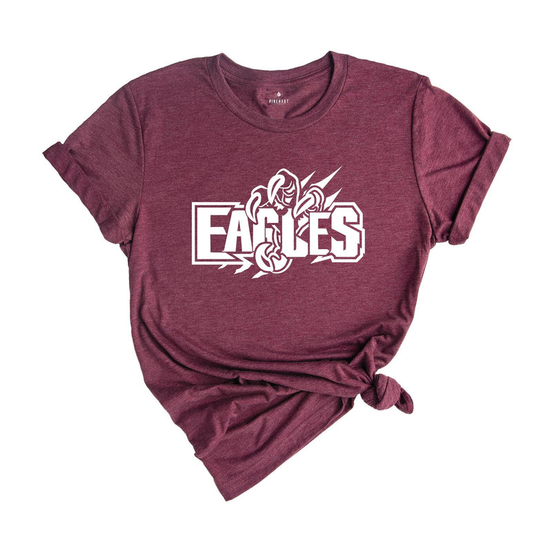 Eagle Mascot T-shirt, Eagles Football Shirt, Eagles Fan Shirt, Eagles School Shirt, Eagles School Spirit, Birthday Gift