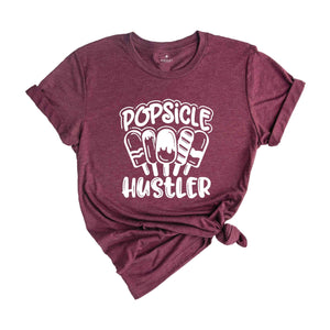 Popsicle Hustler Shirt, Summer Kids, Popsicle T-Shirt, Boys Hustler Shirt, Ice Cream Lover Tee, Popsicle Lover Gift, Sweet Treat Shirt