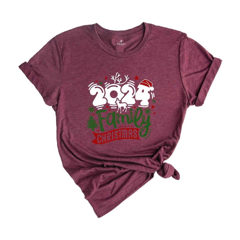 Family Christmas 2024 Shirt, Christmas Shirt, Matching Christmas Santa Shirts, Christmas Gift, Christmas Party Shirt, Christmas Family Shirt