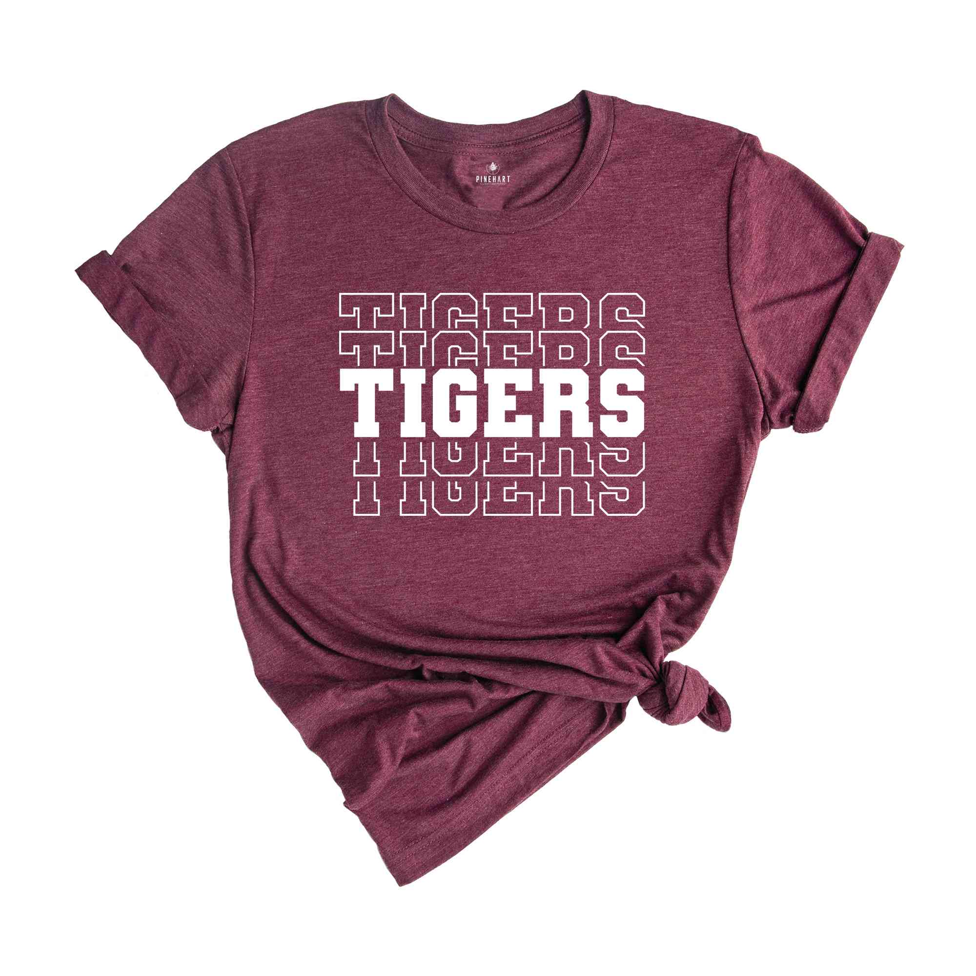 Tigers Mascot Shirt, Team Mascot Shirt, School Mascot T-Shirt, Tiger Team Spirit Shirt, Tigers School Shirt, Tigers Gift