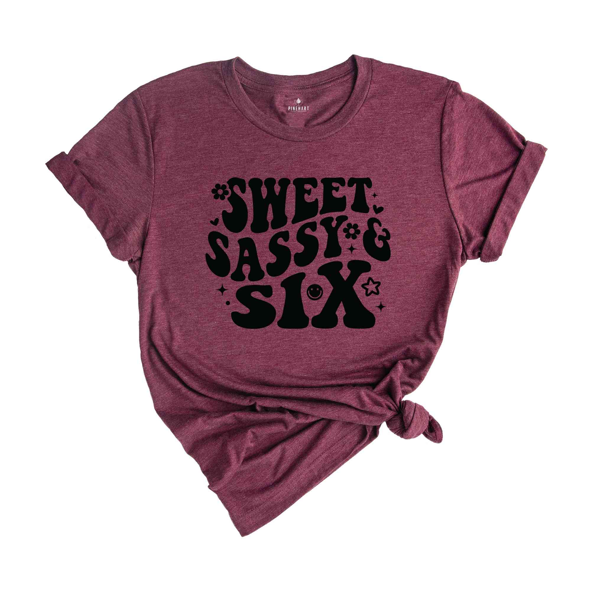 Sweet Sassy Six Shirt, Birthday Girl Shirt, Cute Birthday Shirt, Tie Dye Shirt, Birthday Party Shirt Girl, Birthday Gift, Kids Tshirt