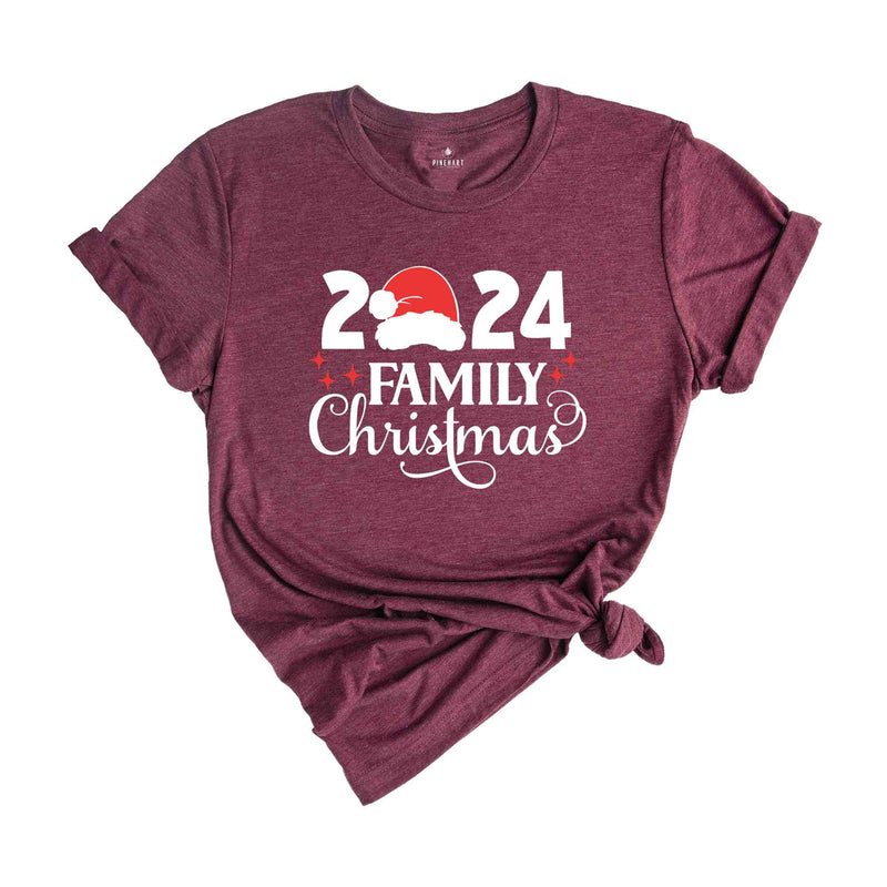 Family Christmas 2024 Shirt, Christmas T-Shirt, Matching Christmas Tee, Christmas Santa Gift, Christmas Party Shirt