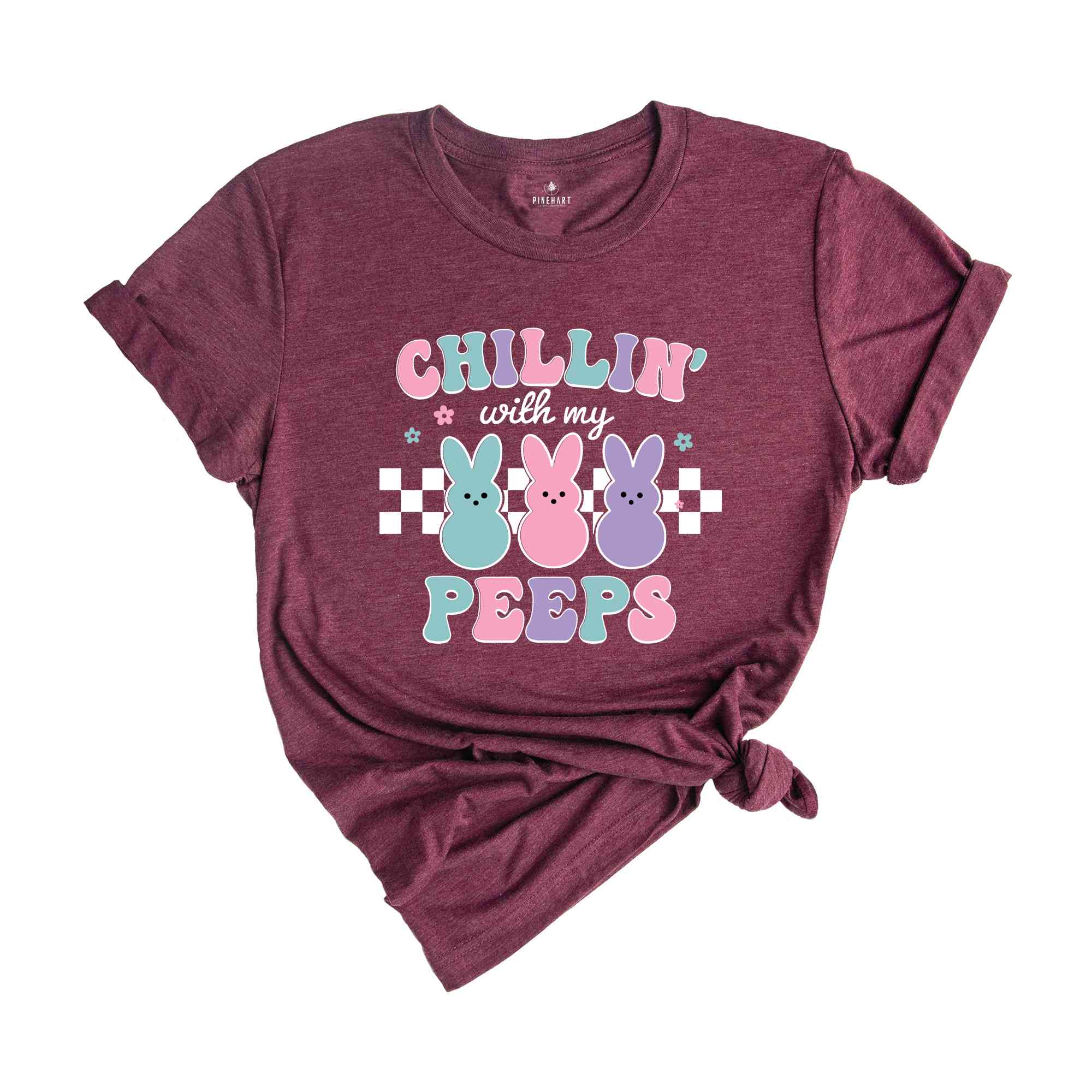 Chillin With My Peeps Shirt, Cute Easter Shirt, Easter Peeps Shirt, Easter Day Shirt, Easter Day Gift, Easter Outfit, Happy Easter Day