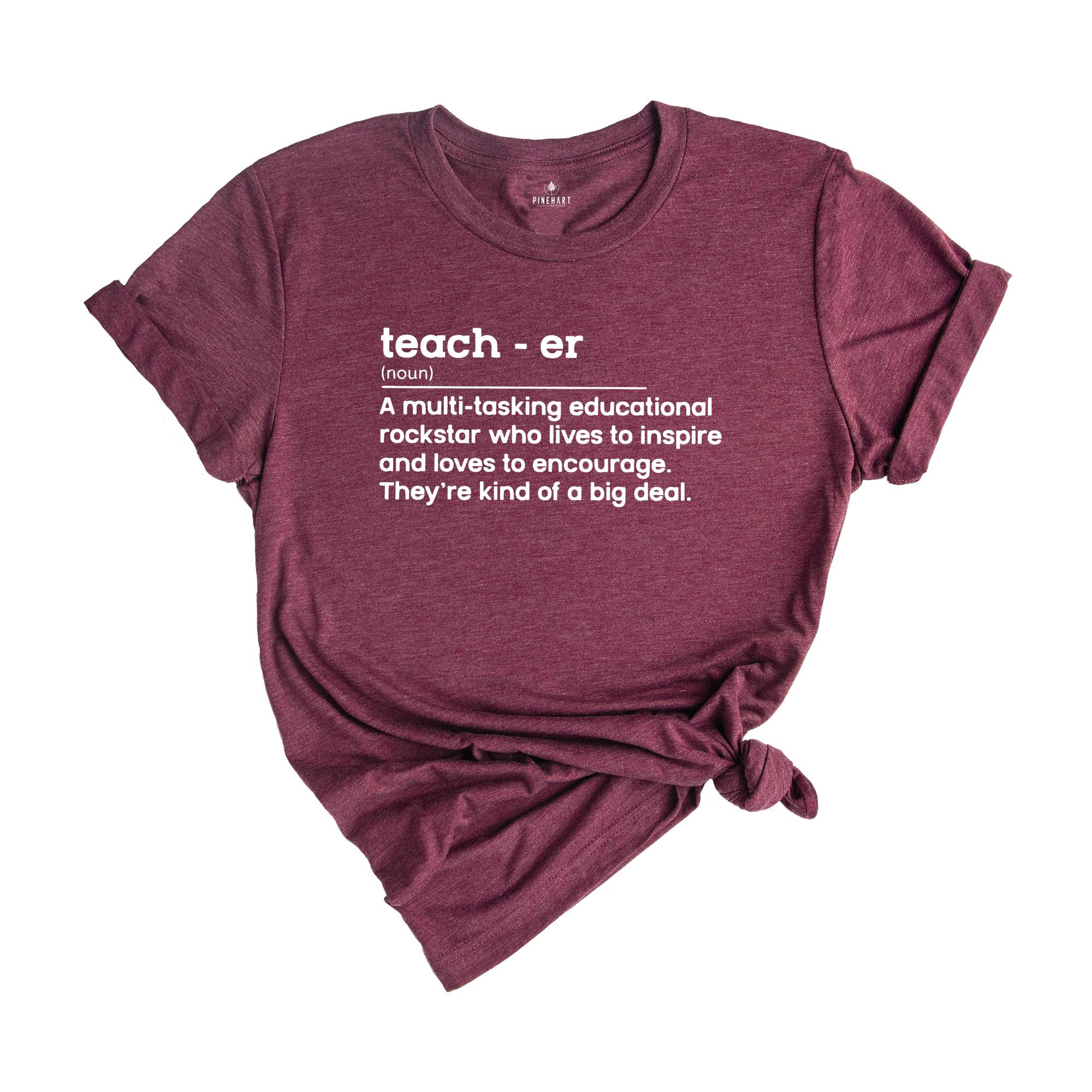 Teacher definition shirt, teacher shirt, teacher appreciation, Back to School , School shirt, Gift for teacher shirt, Teachers Day Shirt