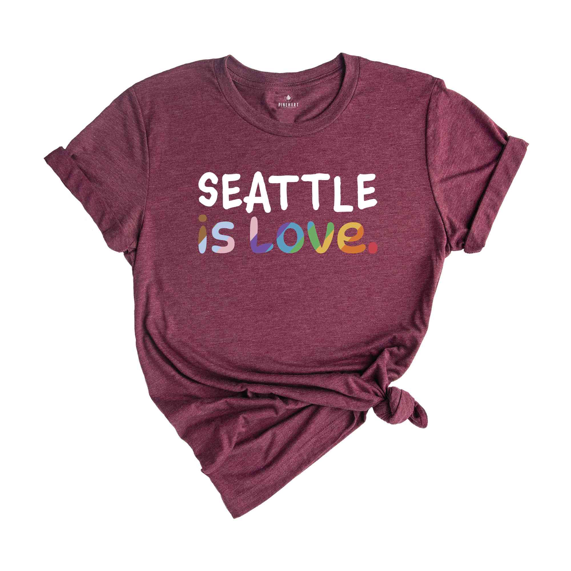 Seattle Is Love Shirt, LGBTQ Shirt, Pride Month Shirt, Equal Rights Shirt, Love Is Love Shirt, Pride Shirt, Gay Shirt